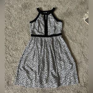 White House black market high neck sleeveless size 4 dress